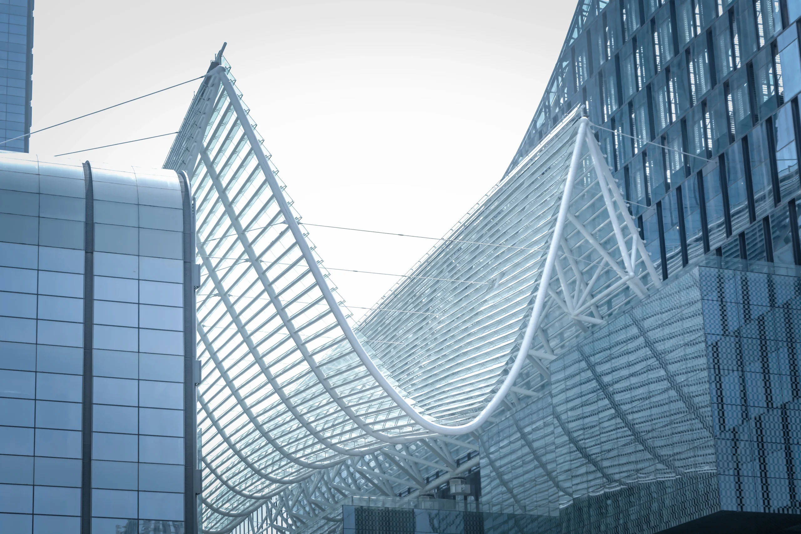 structure-white-metal-bars